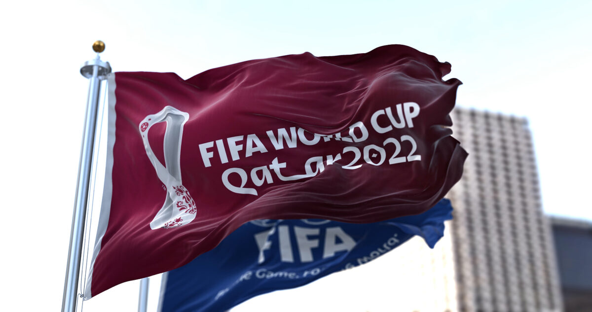 Bandiera Mondiali Qatar 2022