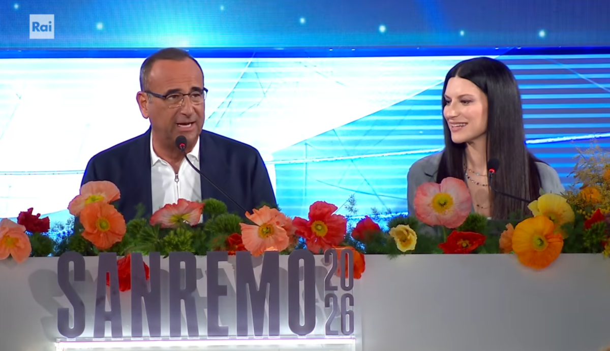 Carlo Conti e Laura Pausini, Sanremo 2026