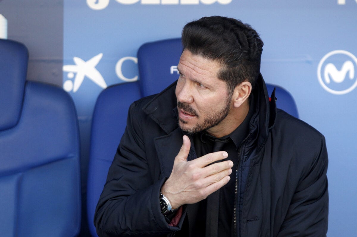Diego Simeone, allenatore Atletico Madrid