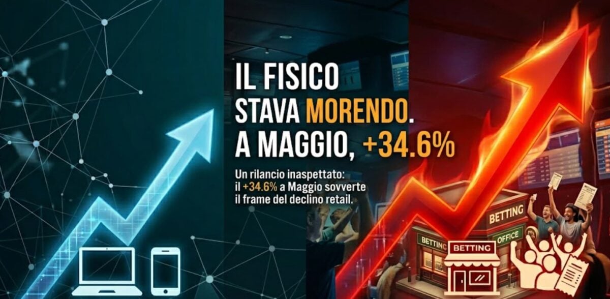 Il fisico stava morendo. A maggio, +34,6% – Gambling Insights #68