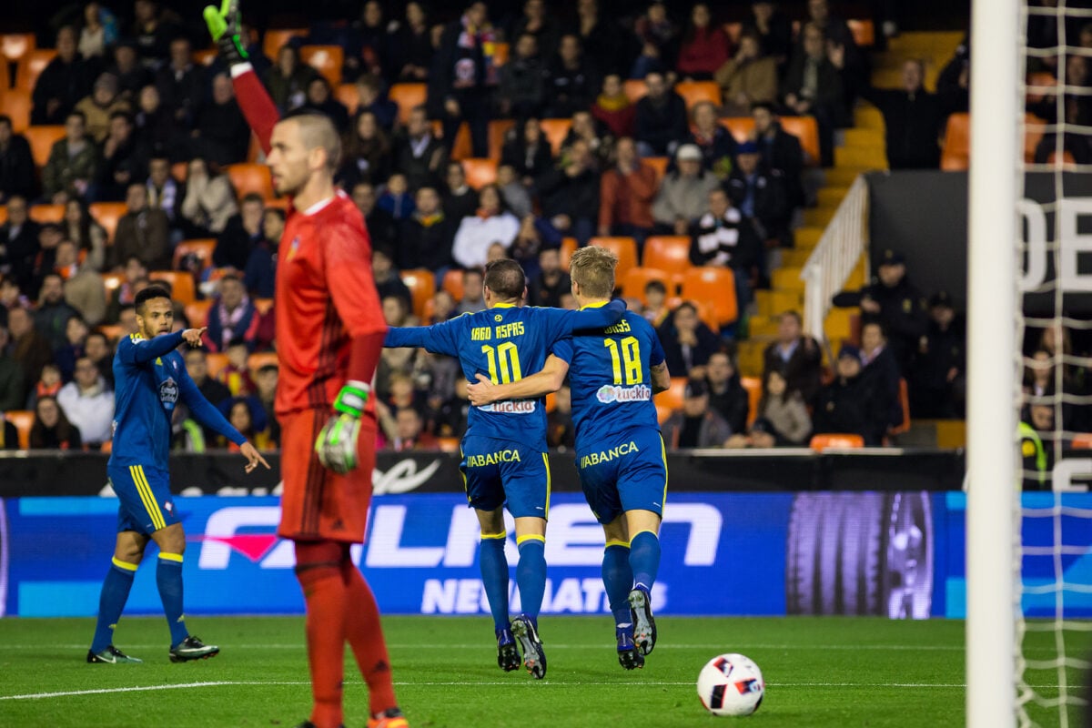 esultanza Iago Aspas, Celta Vigo