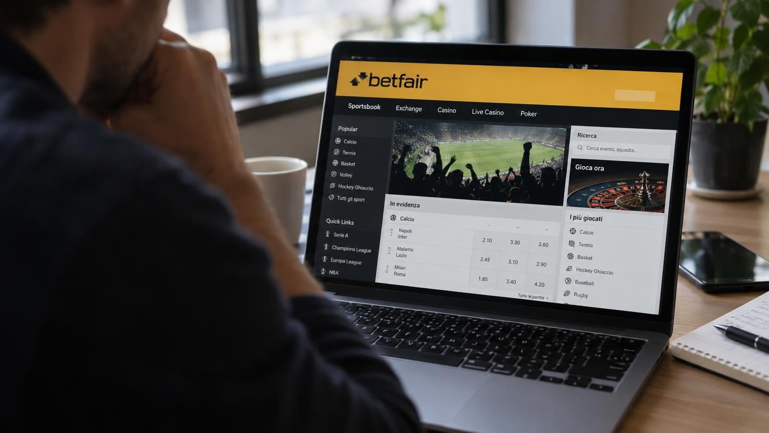 Betfair lascia l'Italia: Flutter chiude sportsbook, casinò e programma affiliazione